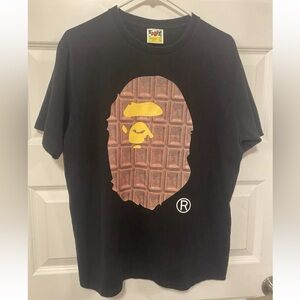 Bape Valentine Chocolate Love Ape Head Tee Size Large